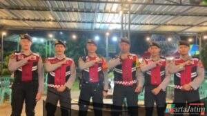 Kasat Samapta Iptu Priyo Hadistyo S.H, Beserta Jajaran Mengucapkan Selamat Ulang Tahun Kepada Kapolres Kediri Kota AKBP Bramastyo Priaji, S.H., S.I.K., M.Si.,