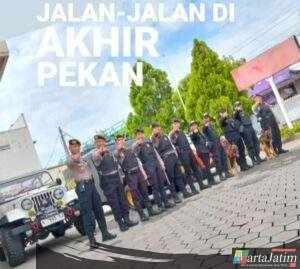 Pastikan Keamanan Perayaan Natal,Sat Samapta Polres Kediri Kota Kembali Sterilisasi Gereja-gereja Dengan Anjing Pelacak