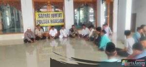 Kapolsek Ngasem Iptu Ardian Wahyudi Ajak Masyarakat Jaga Kamtibmas