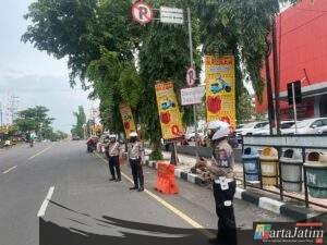 Patroli Satlantas Polres Kediri Kota Jaga Kelancaran Lalu Lintas