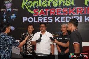 Polres Kediri Kota Berhasil Ungkap Kasus Curanmor di Pinggir Jalan Ds Titik Kec Semen
