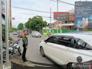 Satlantas Polres Kediri Kota Siagakan 92 Personel untuk Antisipasi Kepadatan Lalu Lintas Selama Libur Panjang