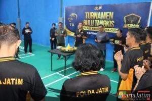 Turnamen Bulu Tangkis Kapolres Kediri Kota Cup l 2025 Resmi di Buka