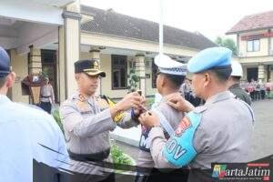 Apel Gelar Pasukan Operasi Keselamatan Semeru 2025 Polres Kediri Kota, Tekankan Tertib Berlalu Lintas Minimalisir Angka Kecelakaan