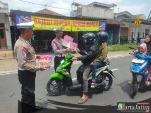 Fokus Keselamatan, Petugas Turun ke Jalan Veteran dan Jalan Raya Kediri-Tulungagung
