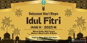 Keluarga Besar MKKS SMAN Se-Kabupaten Kediri Ucapkan  Selamat Idhul Fitri 1446 H