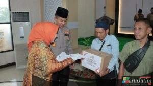 Isi Bulan Suci Ramadhan, Polres Nganjuk Gelar Silaturahmi Kamtibmas dan Santunan Yatim Piatu