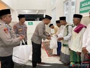 Lewat Subuh Keliling, Kapolres Kediri Kota Ajak Warga Jaga Kamtibmas