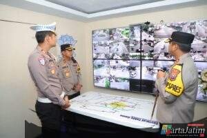 Ops Ketupat Semeru 2025, Kapolres Kediri Cek Kesiapan Pospam dan Posyan Jelang Lebaran