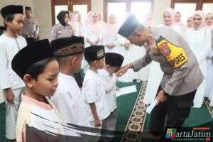 Nuzulul Quran, Kapolres Kediri Kota Bersama Bhayangkari Santuni Anak Yatim
