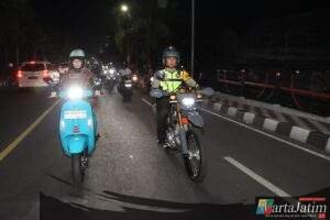 Wali Kota Vinanda dan Kapolres AKBP Bramastyo Keliling Kota Kediri, Pastikan Pemudik Aman