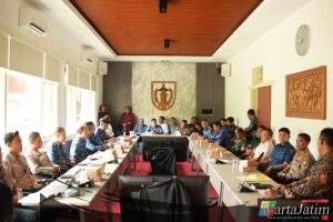 RAKOR TERPADU, PEMKAB KEDIRI RESPON CEPAT MASALAH TAMBANG DI KECAMATAN BANYAKAN KEDIRI