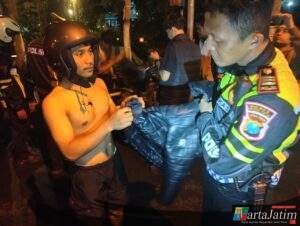 Satlantas Polres Kediri Kota Gelar Operasi Cipta Kondisi Pada Jam Rawan Dini Hari