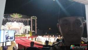 Kapolsek Krian Hadiri Pagelaran Mahakarya Seni di Ponpes Al Amanah Junwangi Krian