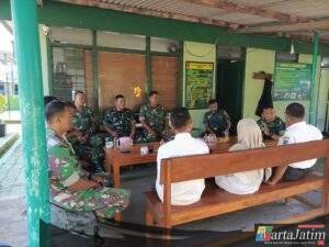Koramil Kunjang Terima Kunjungan Rombongan PPL,Guna Selaraskan Misi Dukung Ketahanan Pangan Nasional