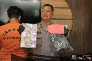 Polres Mojokerto Berhasil Menangkap DPO Preman Kampung yang Keroyok Pegawai PLN