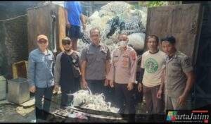 Kapolsek Krian Ajak Pengusaha Tahu di Tropodo Krian Hentikan Penggunaan Limbah B3 demi Lingkungan Bersih