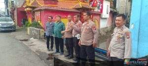 Sinergi Atasi Kemacetan, Kapolsek Krian Bersama Camat dan Anggota Dewan Tinjau Simpang 5 Klenteng