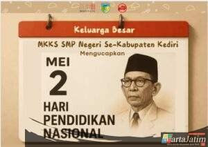 Keluarga Besar MKKS SMPN Se-Kabupaten Kediri Ucapkan Selamat Hardiknas 2025