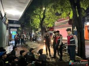 Polres Kediri Kota Gelar KRYD, Beri Rasa Aman Pada Masyarkat dan Cegah Gangguan Kamtibmas