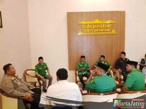Kapolres Pasuruan dan GP Ansor Sepakat Perkuat Sinergi Jaga Kamtibmas