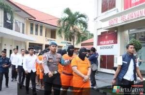Operasi Pekat Semeru 2025  Polresta Banyuwangi Ungkap 25 Kasus  Amankan 37 Tersangka