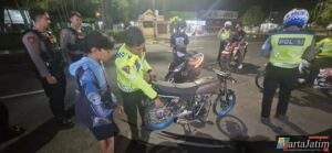 Polres Jember Amankan Belasan Motor Tidak Sesuai Spektek Terlibat Balap Liar