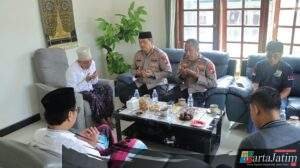 Kapolres Nganjuk Kunjungi Ponpes Mojosari, Pererat Sinergi Jaga Kamtibmas