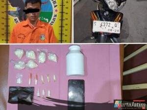 Polres Nganjuk Ungkap Dua Kasus Peredaran Narkoba, Sabu dan Okerbaya Diamankan