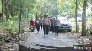 Polres Nganjuk Dukung Penuh Gelaran Kejuaraan Nasional Offroad di Bukit Cinta