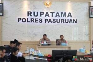 Polres Pasuruan Ajak Perguruan Silat Komitmen Jogo Jatim