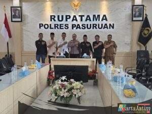Polres Pasuruan Tegaskan Komitmen Jaga Kamtibmas Lewat Silaturahmi Bersama Perguruan Silat se-Jatim