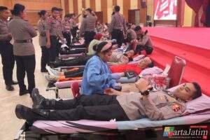 STIK Lemdiklat Polri Gelar Donor Darah Sambut Dies Natalis ke-79