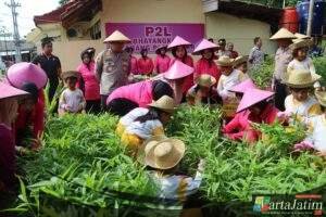 Polres Pamekasan Wujudkan Ketahanan Pangan Kembangkan Budidaya Lele dan Hortikultura
