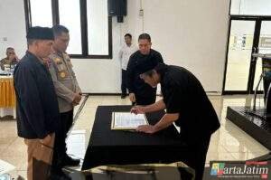 Harkamtibmas Polresta Banyuwangi Fasilitasi Deklarasi Damai Perguruan Pencak Silat di Bumi Blambangan