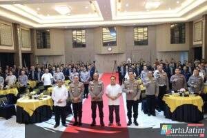 Ratusan Personel Humas Polri di Jawa Timur Ikuti Raker, Bahas Strategi Komunikasi di Era Digital