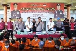 Polresta Banyuwangi Berhasil Ungkap Kasus Narkoba Sita 2 Kilogram Sabu