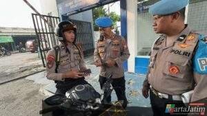 Pastikan Personel Polres Kediri Taat Aturan,Propam Gelar Razia Rutin