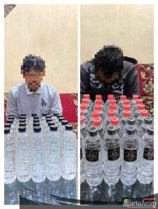 Patroli KRYD, Polres Kediri Kota Sita Ratusan Botol Miras dijual Via Online