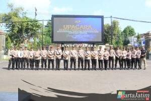 Kapolres Kediri Kota Pimpin Sertijab Kasatreskrim,Kapolsek Banyakan dan Kapolsek Grogol