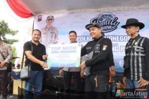 Perkuat Silaturahmi Jelang Suroan,  Polres Bojonegoro Gelar Gathering Lomba Mancing Bersama Pesilat