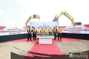 Polda Jatim Bangun Gudang Ketahanan Pangan Polri Kapasitas 1000 Ton di Mojokerto