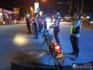 Aksi Cepat Tanggap Kabag Ops Polres Kediri Kota Pimpin Patroli Harkamtibmas