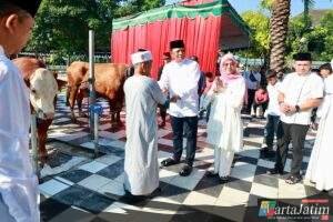 Polda Jatim Salurkan Ratusan Hewan Kurban di Hari Raya Idul Adha 1446 H