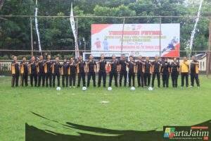 Meriahkan Hari Bhayangkara Ke – 79 Polres Kediri Kota Gelar Turnamen Futsal Antar Satker Dan Polsek Jajaran