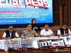 Bareskrim Ungkap Tambang Pasir Ilegal Rugikan Negara Hingga Rp1 Miliar