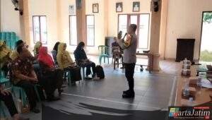 Edukasi Masyarakat, Polisi Kediri Sosialisasikan Layanan Darurat 110
