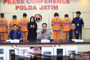 Polda Jatim Berhasil Ungkap Kasus Tindak Pidana ITE Pornografi Anak Motif Cemburu