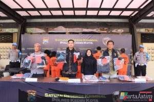 Polres Kediri Kota Berhasil Amankan 4 Wanita Komplotan Pencurian Lintas Provinsi yang Videonya Viral