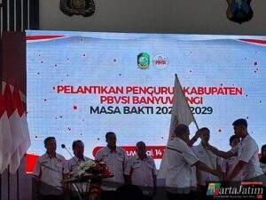 Kapolda Jatim  Lantik Pengurus PBVSI Banyuwangi Masa Bhakti Tahun 2025-2029